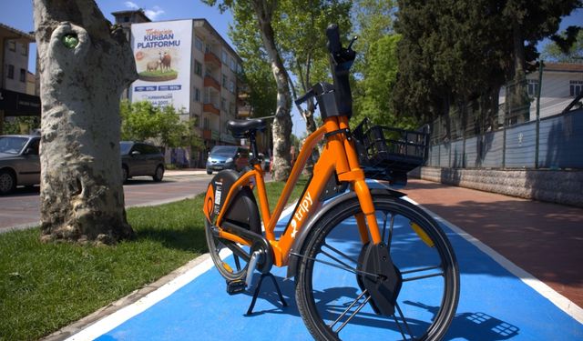 Elektirikli bisiklet Tripy’lere bahar indirimi: Dakika ücreti 2 TL