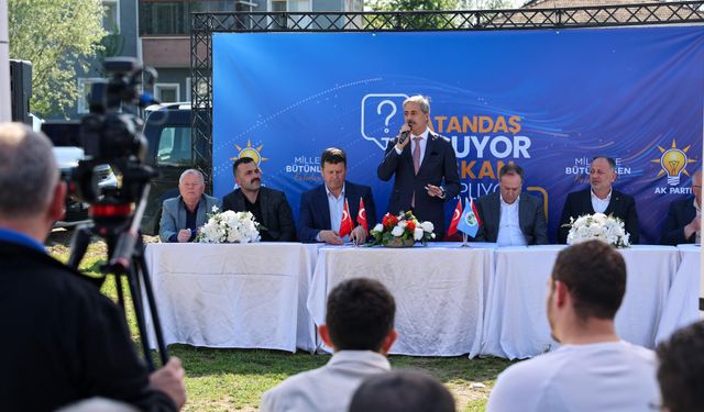 Akyazı'da vatandaş sordu, Başkan Alemdar cevapladı