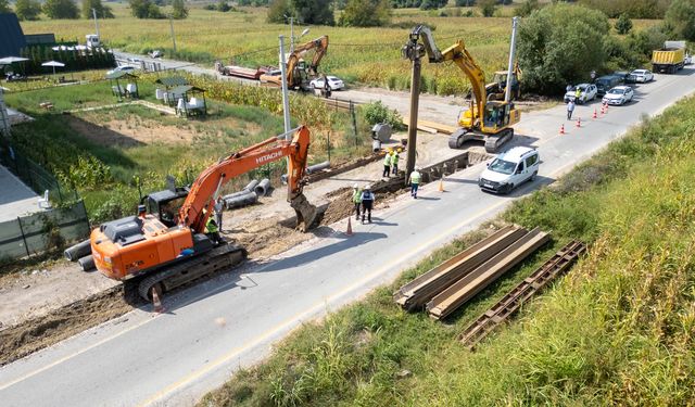 Söğütlü’nün atık su ve içme suyu projesinde çalışmalar hız kazandı