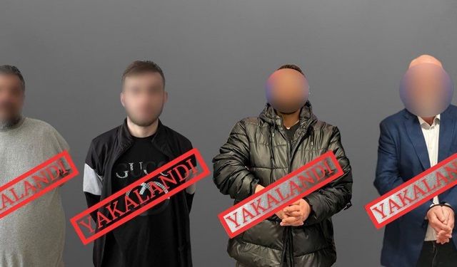 Kırmızı bültenle aranan 4 şahıs yakalandı