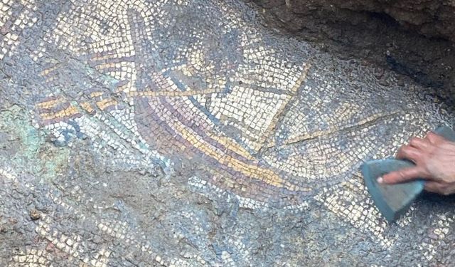 Hz. İsa döneminden kaldığı iddia edilen mozaik bulundu
