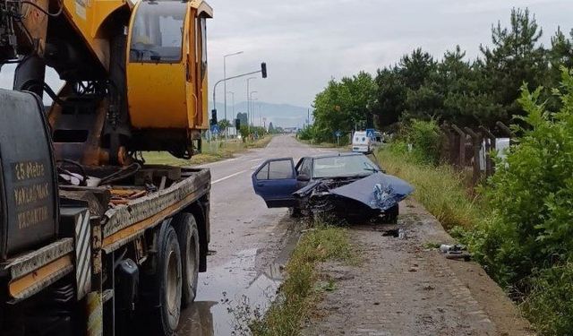 Genel başkanın makam şoförü kazada öldü