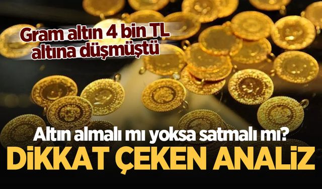 Gram altın yatırımcısının beklediği an geldi! Uzman isim 'kar cepte' diyerek tarih ve rakam verdi