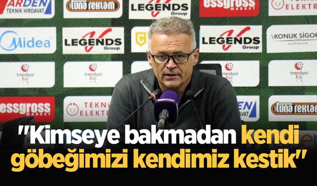 Sakaryaspor teknik direktörü İrfan Buz: "Kimseye bakmadan kendi göbeğimizi kendimiz kestik"
