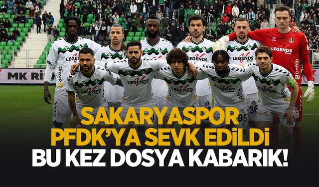 Sakaryaspor'a ceza yolda