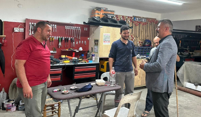 Ramazan Ünal'dan esnafa ziyaret turu