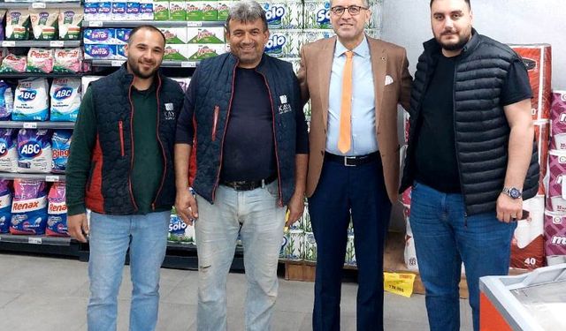 Akdardağan, bakkal esnaflarını ziyaret ederek sorunlarını dinledi