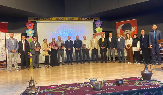 Adapazarı'nda türkçenin güzelliğini taçlandıran 3 projenin ödül töreni gerçekleşti