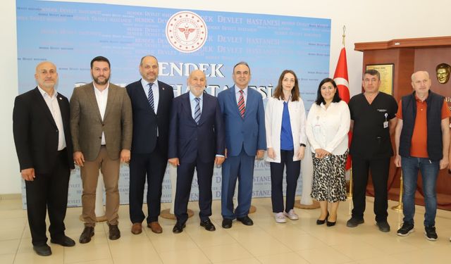 Hendek protokolü bayramda bir araya geldi