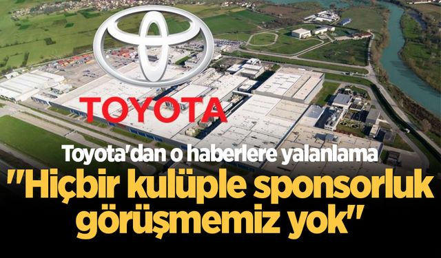 'Toyota Kocaelispor'a sponsor olacak' haberine açıklama geldi!