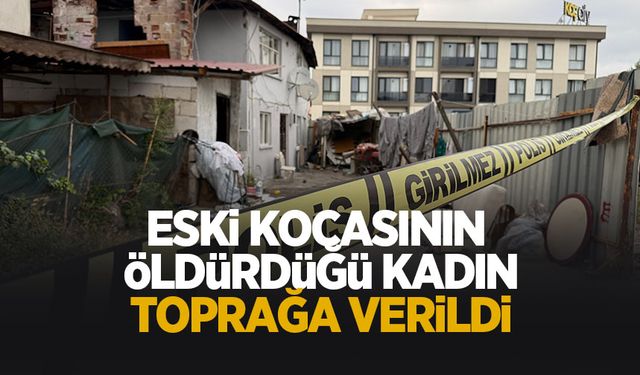 Cinayet kurbanı kadına acı veda