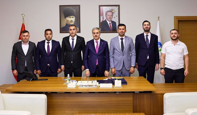 Yusuf Alemdar'ı ziyaret ettiler