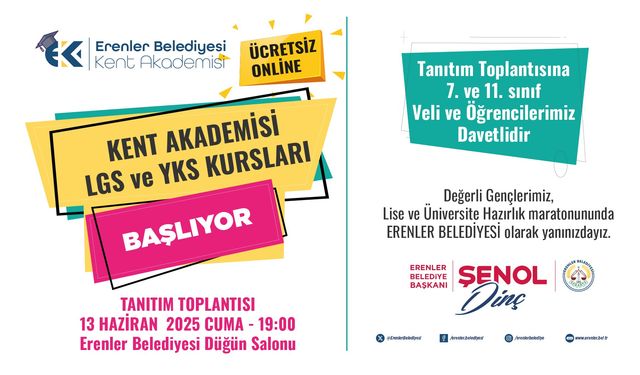 Başkan Dinç Kent Akademisini tanıtacak