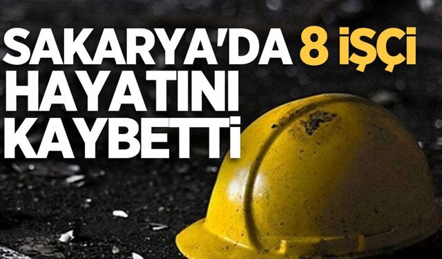 Mayıs ayında Sakarya'da 8 işçi iş kazası nedeniyle hayatını kaybetti!