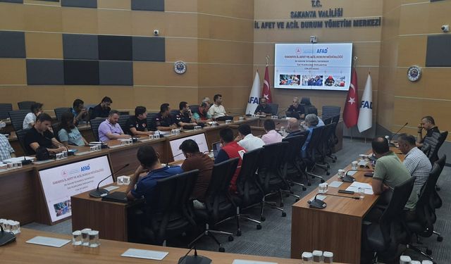 Sakarya’da deprem tatbikatı hazırlığı: TAMP il koordinasyon toplantısı yapıldı