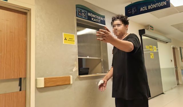 Motosiklet zincirine elini kaptıran gencin parmağı koptu