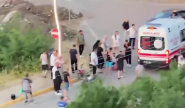 Motosikletin çarptığı 3 yaşındaki çocuk ağır yaralandı
