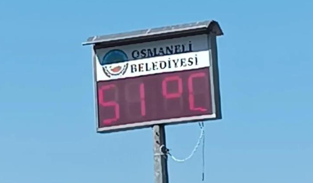 Sıcaklık rekoru, termometreler 51 dereceyi gösterdi