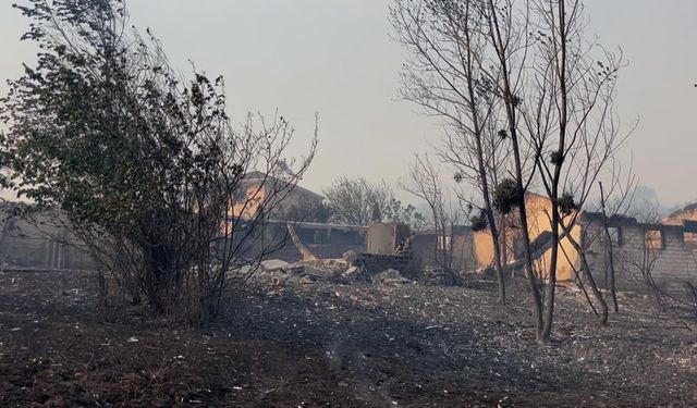Orman yangının enerjisi 22.5 saat sonra düştü