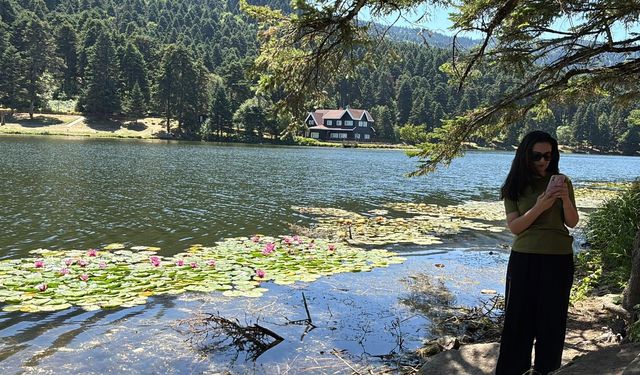 Sıcak havadan bunalan vatandaşlar soluğu Gölcük Tabiat Parkı'nda aldı