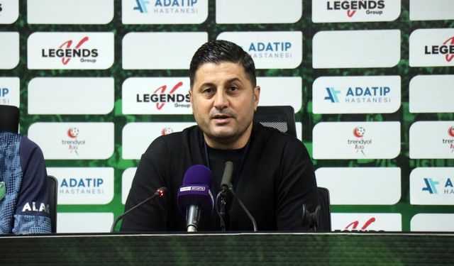 Iğdır FK Teknik Direktörü Çavuş'tan maç sonu açıklamalar