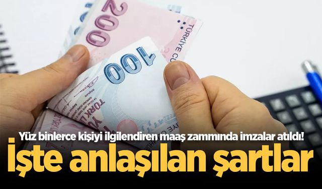 600 bin kamu işçisinin zammında anlaşma sağlandı! İşte anlaşılan şartlar