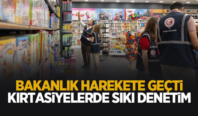 Kırtasiye ve okul ürünlerine sıkı denetim; Riskli ürünler tespit ediliyor