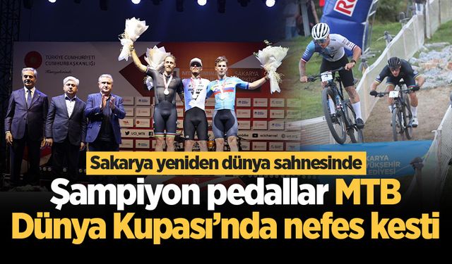 Sakarya yeniden dünya sahnesinde: Şampiyon pedallar MTB Dünya Kupası’nda nefes kesti