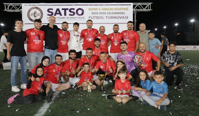 SATSO Futbol Turnuvası’nda şampiyon belli oldu