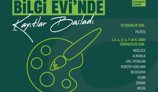 Bilgi ve Millet Evleri’nde kurslar başlıyor