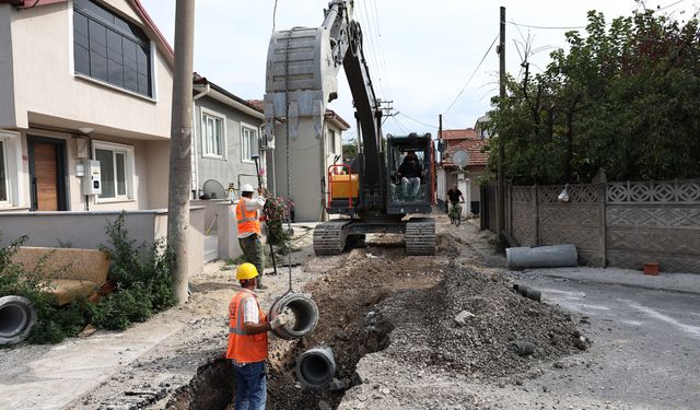 Çukurahmediye’nin yağmur ve atık suları yeni hat sayesinde güvenle taşınacak