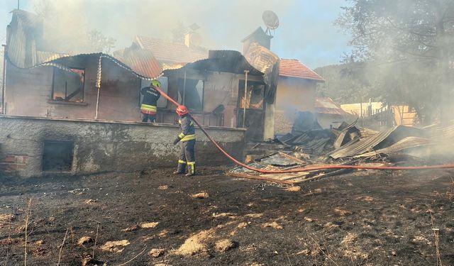 4 yayla evi ile yapı yanmıştı; kundaklama çıktı