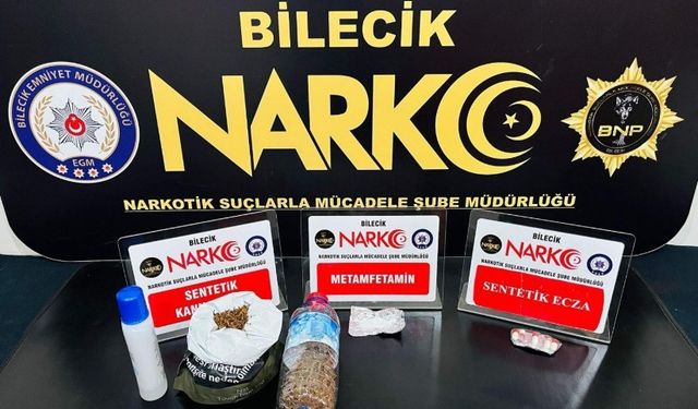 Bilecik’te uyuşturucu operasyonu: 1 kişi tutuklandı
