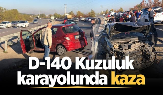 D-140 Kuzuluk karayolunda kaza