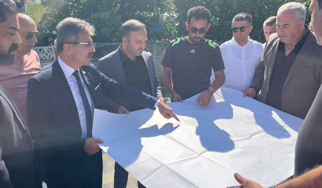 Başkan Şenol Dinç Değirmendere'de doğalgaz çalışmalarını inceledi