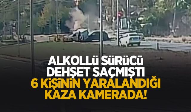 Can pazarının yaşandığı kaza kamerada