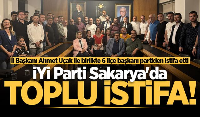 İYİ Parti Sakarya'da toplu istifa!