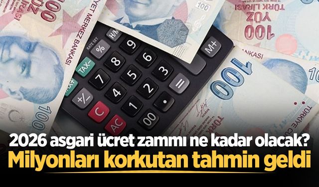 2026 asgari ücret zammı ne kadar olacak? Milyonları korkutan tahmin geldi