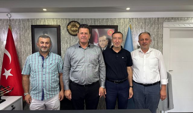 Başkan Bilal Soykan, Eski Bakan Yardımcısı Hasan Ali Çelik’i ağırladı
