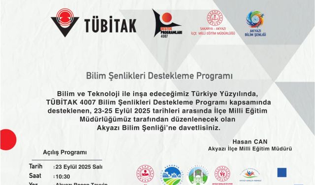 Akyazı Bilim Şenliğine hazır