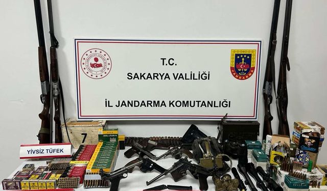 Hendek'te kaçak silah operasyonu: 1 tutuklama