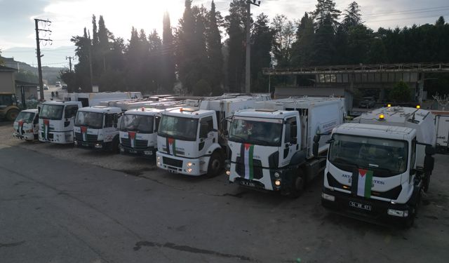 Akyazı Belediyesi’nden Filistin’e destek