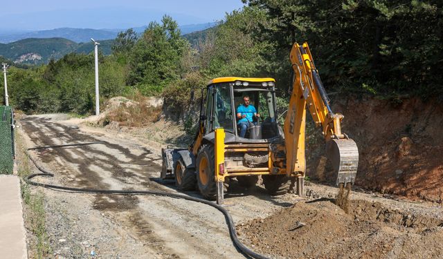 Memnuniye Mahallesi’ne yeni kaynak ve 2 bin metrelik güçlü altyapı hattı