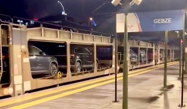 Togg'lar tren ile Avrupa yolunda