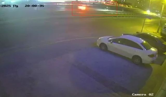 17 yaşındaki çocuğu hayattan koparan kaza kamerada