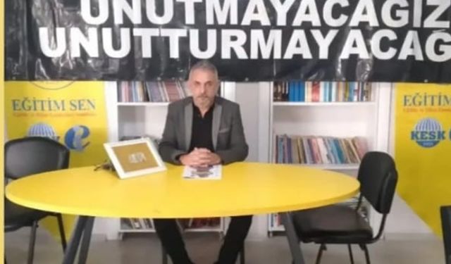 Eğitim-Sen Şube Başkanı Kaçar: "10 Ekim katliamını unutmayacağız, unutturmayacağız"