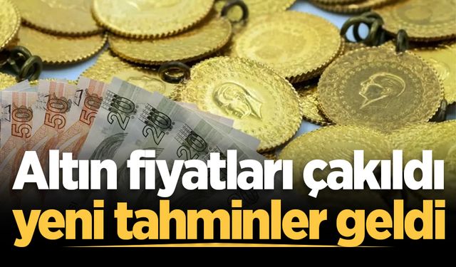 Altın fiyatları için yeni tahmin