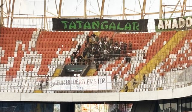 Tatangalar Adana’da takımını yalnız bırakmadı