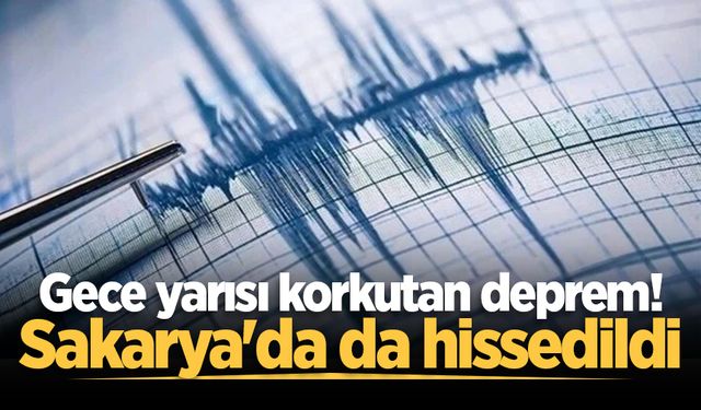 Kütahya'da 4.9'luk deprem! Sakarya'da da hissedildi