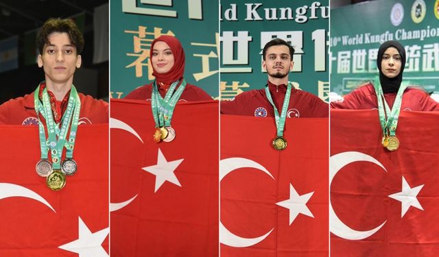 Büyükşehir sporcuları Çin’de Dünya Şampiyonu oldu